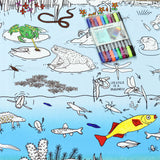 Pond Colour-In Tablecloth