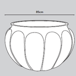 Botticelli Fibreglass Planter Dimensions - Container Pot/Ponds - Plants for Ponds Ltd.